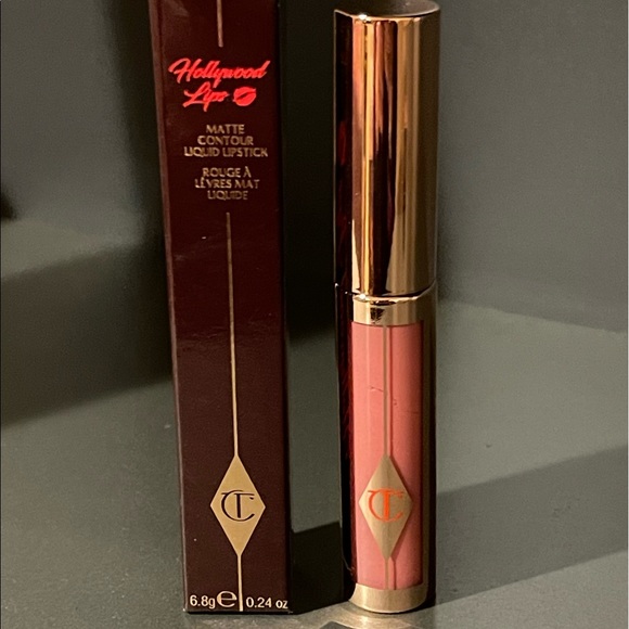 NIB Charlotte Tilbury Pin Up Pink Matte contour liquid lipstick - Picture 5 of 6